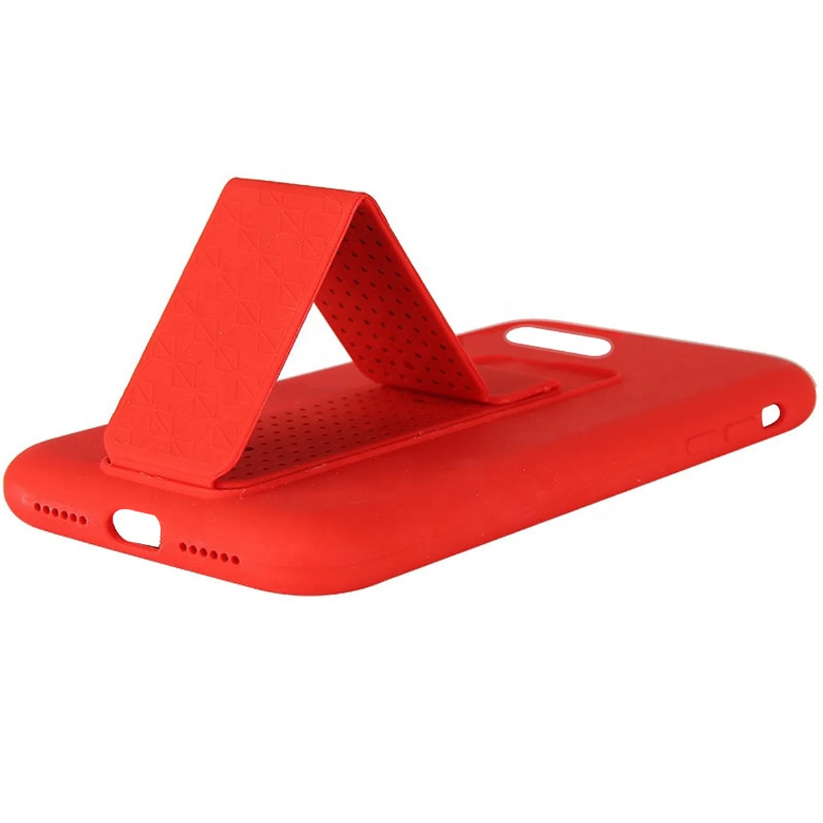 Чехол Silicone Case Hand Holder для Apple iPhone 7 plus / 8 plus (5.5") Красный / Red