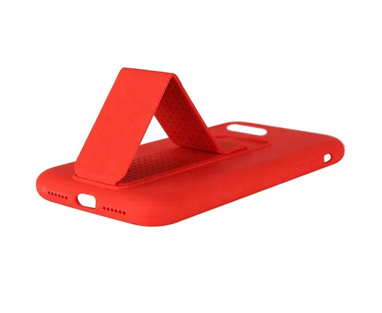 Чехол Silicone Case Hand Holder для Apple iPhone 7 plus / 8 plus (5.5") Красный / Red