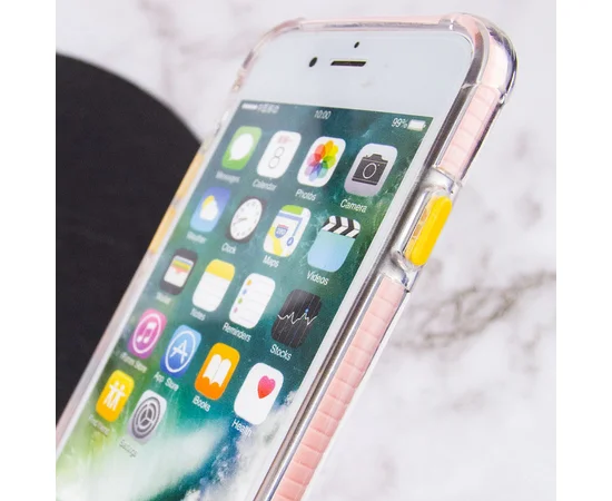 TPU+PC чехол Colorspot с ремешком-цепью для Apple iPhone 7 plus / 8 plus (5.5") Lines