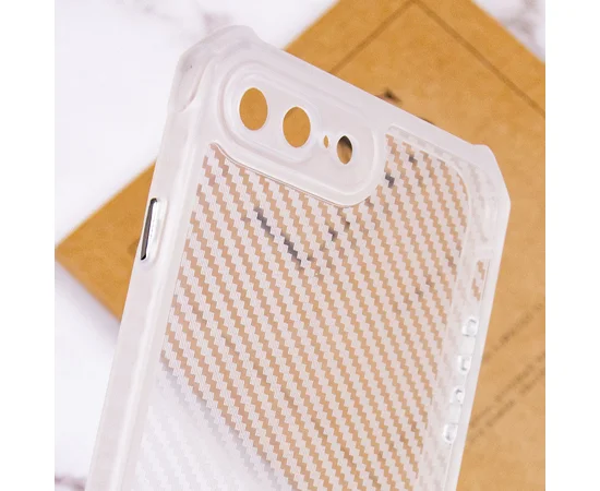 Чехол TPU Ease Carbon color series для Apple iPhone 7 plus / 8 plus (5.5") Матовый / Прозрачный