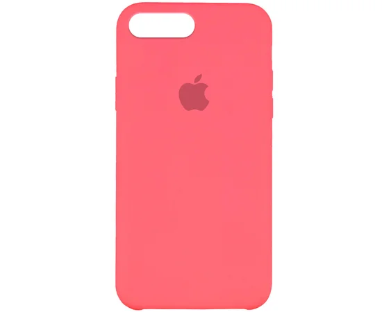 Чехол Silicone Case (AA) для Apple iPhone 7 plus / 8 plus (5.5") Розовый / Hot Pink
