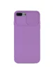 Чехол Camshield Square TPU со шторкой для камеры для Apple iPhone 7 plus / 8 plus (5.5") Сиреневый