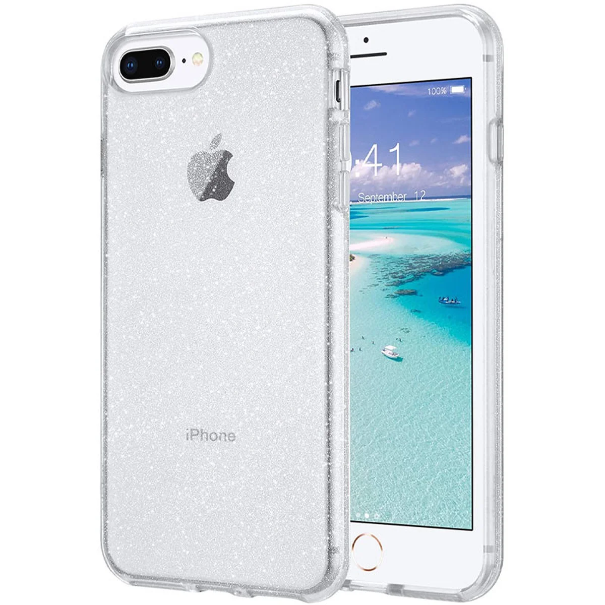 TPU чехол Sparkle (opp) для Apple iPhone 6 plus / 7 plus / 8 plus (5.5") Прозрачный