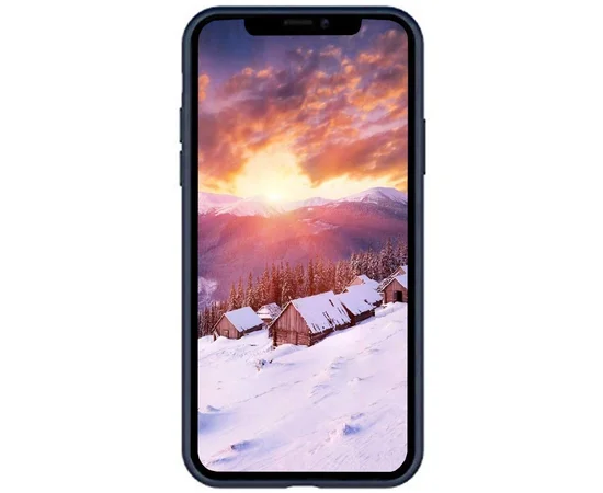 Чехол Silicone case (A) (с закрытым низом) для Apple iPhone 7 plus / 8 plus (5.5") Темный Синий / Midnight Blue