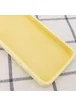 Чехол Silicone Case Square Full Camera Protective (AA) для Apple iPhone 7 plus / 8 plus (5.5") Желтый / Mellow Yellow