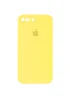 Чехол Silicone Case Square Full Camera Protective (AA) для Apple iPhone 7 plus / 8 plus (5.5") Желтый / Yellow