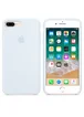Чехол Silicone case (A) для Apple iPhone 7 plus / 8 plus (5.5") Голубой / Sky Blue