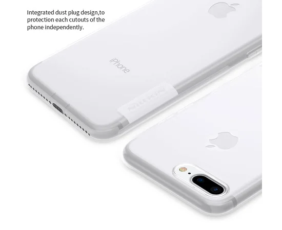 TPU чехол Nillkin Nature Series для Apple iPhone 7 plus / 8 plus (5.5") Бесцветный (прозрачный)