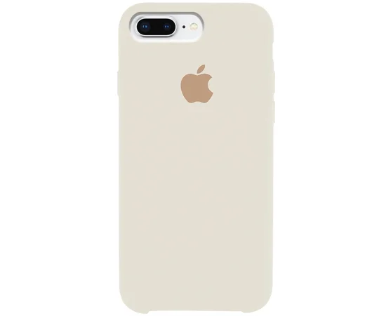Чехол Silicone Case (AA) для Apple iPhone 7 plus / 8 plus (5.5") Бежевый / Antigue White