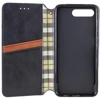 Кожаный чехол-книжка GETMAN Cubic (PU) для Apple iPhone 7 plus / 8 plus (5.5") Черный