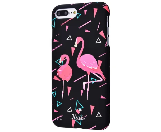 Чехол Kutis Protect Case 360 для Apple iPhone 7 plus / 8 plus (5.5") Фламинго/Черный