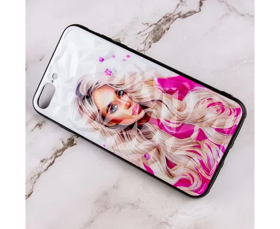 TPU+PC чехол Prisma Ladies для Apple iPhone 7 plus / 8 plus (5.5") Pink