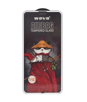 Защитное 2.5D стекло Weva AirBag (тех.пак) для Apple iPhone 7 plus / 8 plus (5.5") Белый