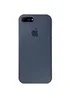 Чехол Silicone case (A) (с закрытым низом) для Apple iPhone 7 plus / 8 plus (5.5") Серый / Dark Grey