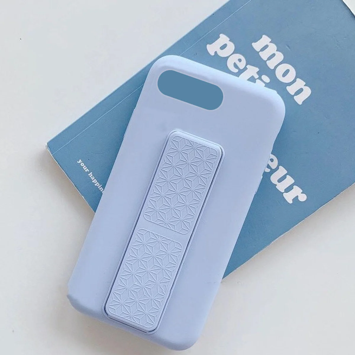 Чехол Silicone Case Hand Holder для Apple iPhone 7 plus / 8 plus (5.5") Сиреневый / Dasheen