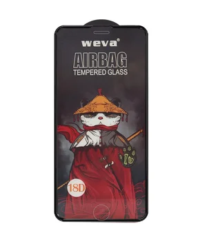Защитное 2.5D стекло Weva AirBag (тех.пак) для Apple iPhone 7 plus / 8 plus (5.5") Черный