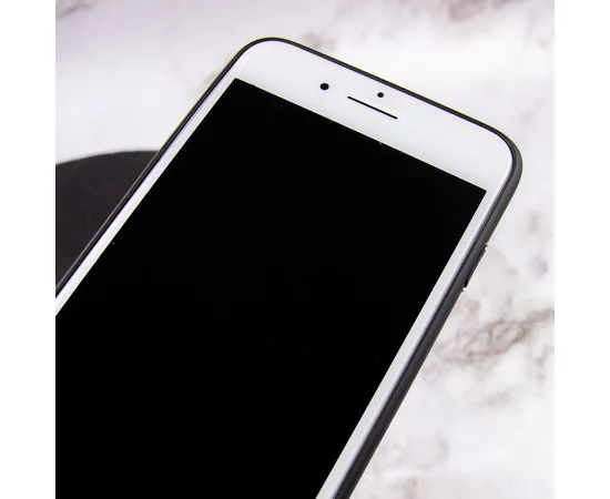 Чехол Funny Holder с цветным ремешком для Apple iPhone 7 plus / 8 plus (5.5") Желтый / Фиолетовый