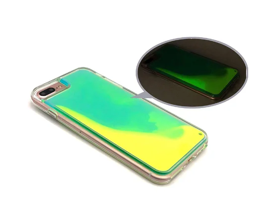 Неоновый чехол Neon Sand glow in the dark для Apple iPhone 7 plus / 8 plus (5.5") Зеленый