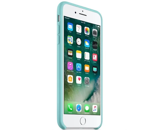 Чохол Silicone case (A) для Apple iPhone 7 plus / 8 plus (5.5 ") Бірюзовий / Turquoise