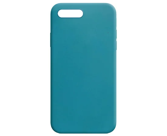 Силиконовый чехол Candy для Apple iPhone 7 plus / 8 plus (5.5") Синий / Powder Blue