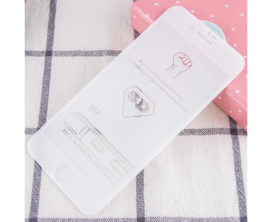 Защитное стекло 5D Hard (full glue)  для Apple iPhone 7 plus / 8 plus (5.5") Белый