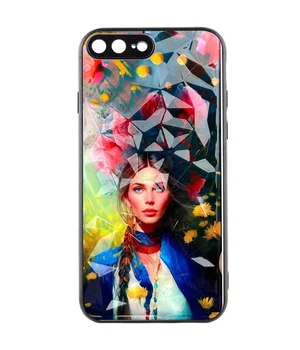 TPU+PC чехол Prisma Ladies для Apple iPhone 7 plus / 8 plus (5.5") Peonies