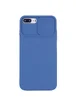 Чехол Camshield Square TPU со шторкой для камеры для Apple iPhone 7 plus / 8 plus (5.5") Синий