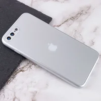 TPU+Glass чохол Matte Candy Full camera для Apple iPhone 7 plus / 8 plus (5.5") Білий