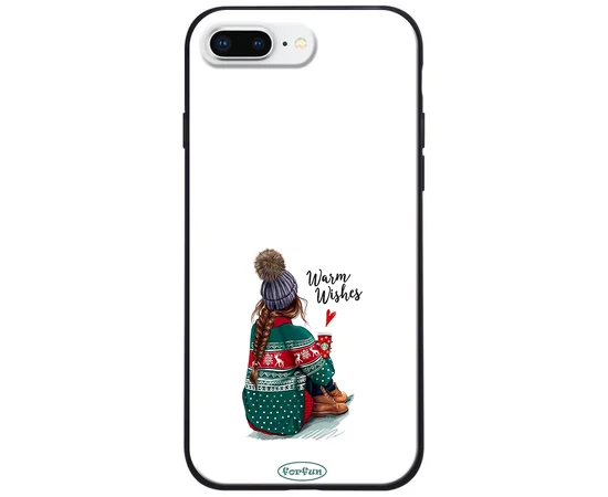 TPU+PC чехол ForFun для Apple iPhone 7 plus / 8 plus (5.5") Warm Wishes