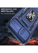 Ударопрочный чехол Camshield Army Ring для Apple iPhone 7 plus / 8 plus (5.5") Синий / Navy