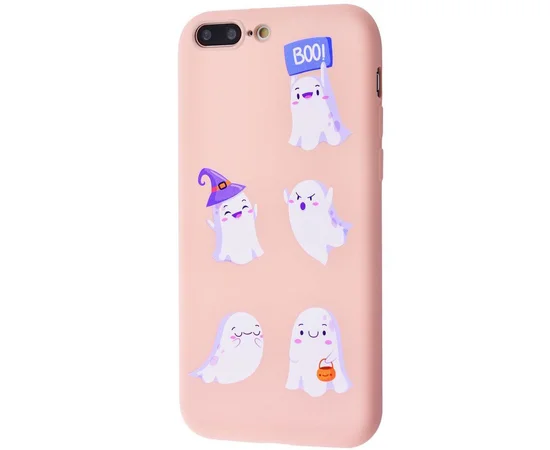 TPU чехол WAVE Fancy для Apple iPhone 7 plus / 8 plus (5.5") Ghosts / Pink sand