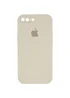 Чехол Silicone Case Square Full Camera Protective (AA) для Apple iPhone 7 plus / 8 plus (5.5") Бежевый / Antigue White