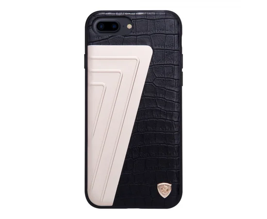 Кожаная накладка Nillkin Hybrid Series для Apple iPhone 7 plus / 8 plus (5.5") Черный / Золотой