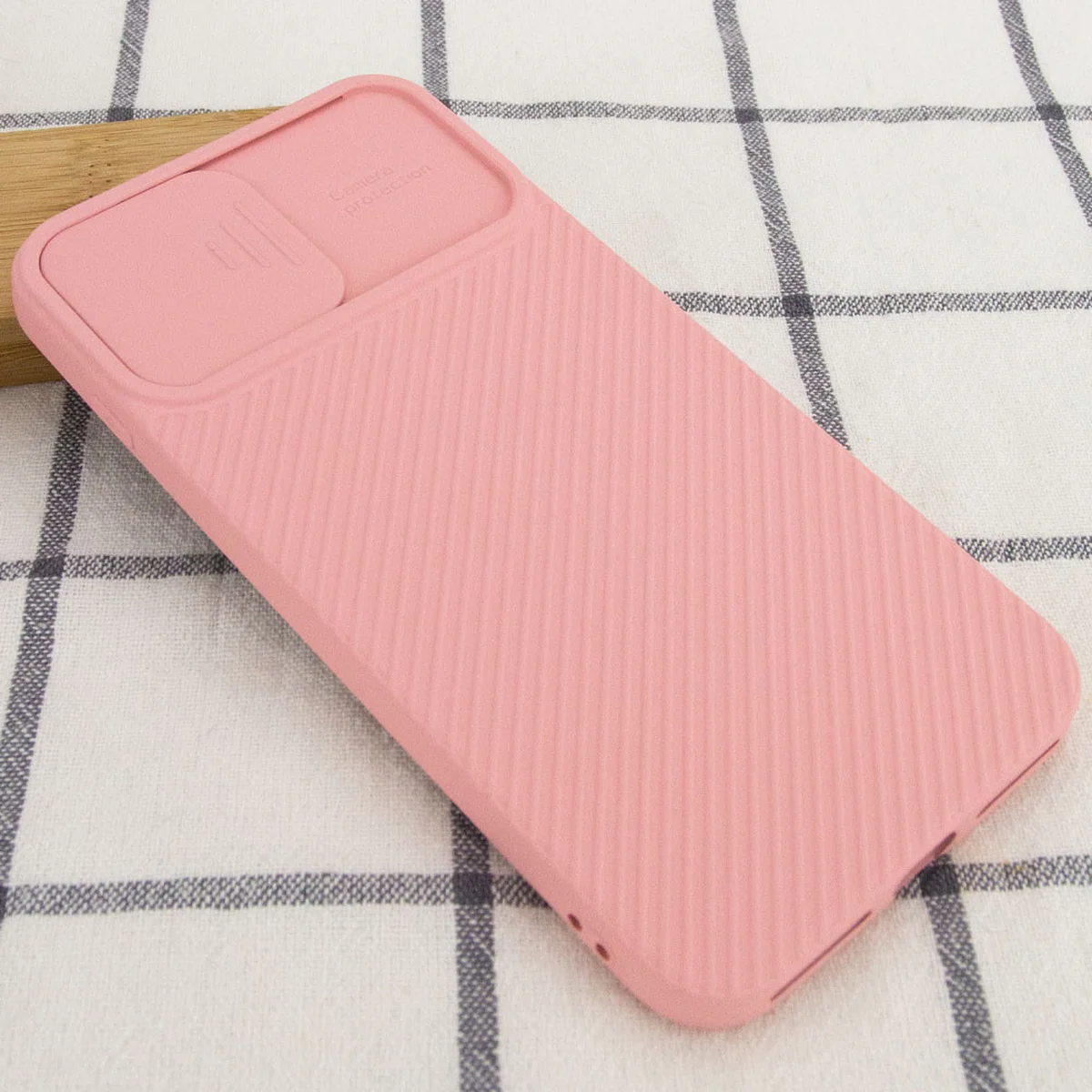 Чехол Camshield Square TPU со шторкой для камеры для Apple iPhone 7 plus / 8 plus (5.5") Rose Gold