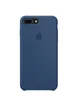 Чехол Silicone case (A) для Apple iPhone 7 plus / 8 plus (5.5") Синий / Navy Blue
