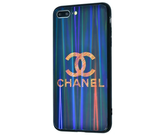 TPU+Glass чехол Brand glass Benzo для iPhone 7 plus / 8 plus (5.5") Chanel