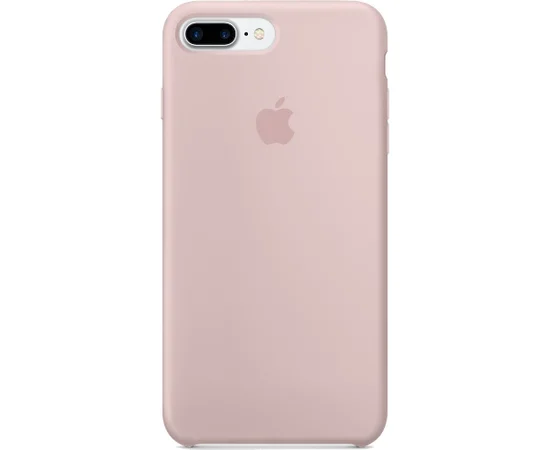 Чехол Silicone case (AAA) для Apple iPhone 7 plus / 8 plus (5.5") Розовый / Pink Sand