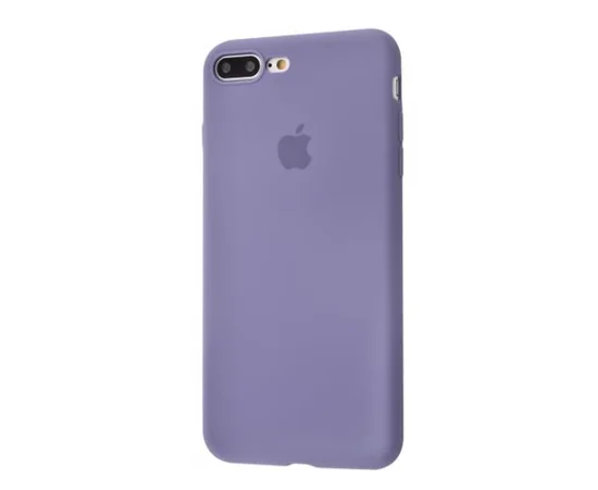 Чехол Slim Silicone case full protective для Apple iPhone 7 plus / 8 plus (5.5") Серый / Lavender Gray