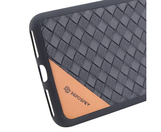 TPU чехол Befospey стеганый для Apple iPhone 7 plus / 8 plus (5.5") Черный