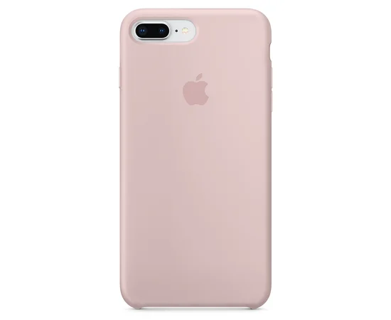 Чехол Silicone case (A) для Apple iPhone 7 plus / 8 plus (5.5") Розовый / Pink Sand