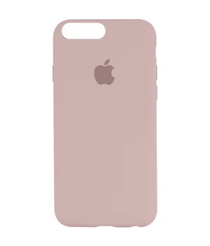 Чехол Silicone Case Full Protective (AA) для Apple iPhone 7 plus / 8 plus (5.5") Розовый / Chalk Pink