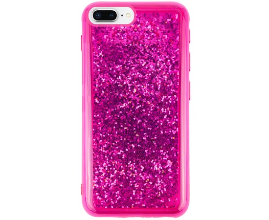 TPU+PC чехол Sparkle (glitter) для Apple iPhone 7 plus / 8 plus (5.5") Малиновый