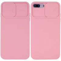 Чехол Camshield Square TPU со шторкой для камеры для Apple iPhone 7 plus / 8 plus (5.5") Rose Gold