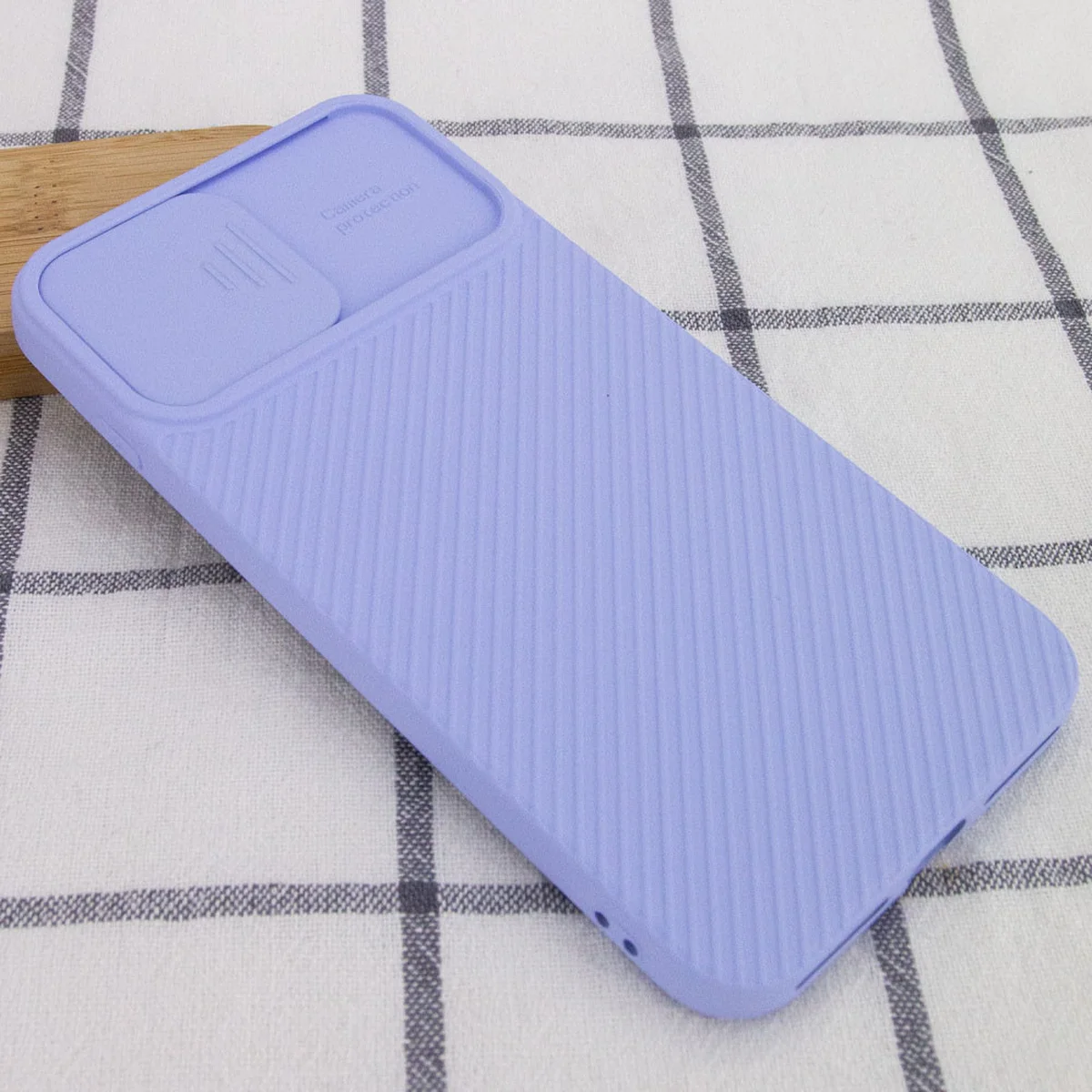 Чохол Camshield Square TPU зі шторкою для камери для Apple iPhone 7 plus / 8 plus (5.5 ") Блакитний