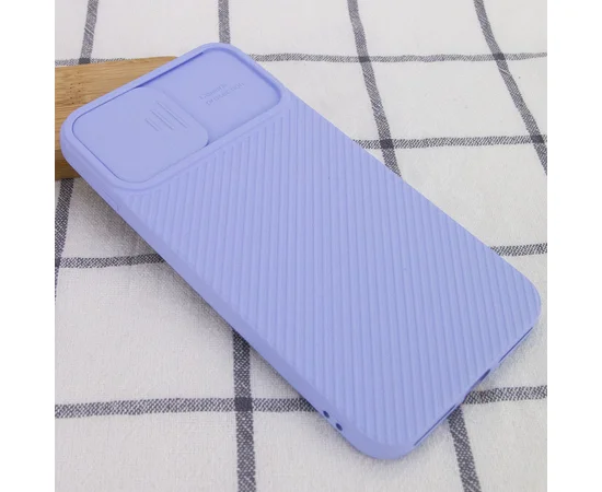 Чехол Camshield Square TPU со шторкой для камеры для Apple iPhone 7 plus / 8 plus (5.5") Голубой