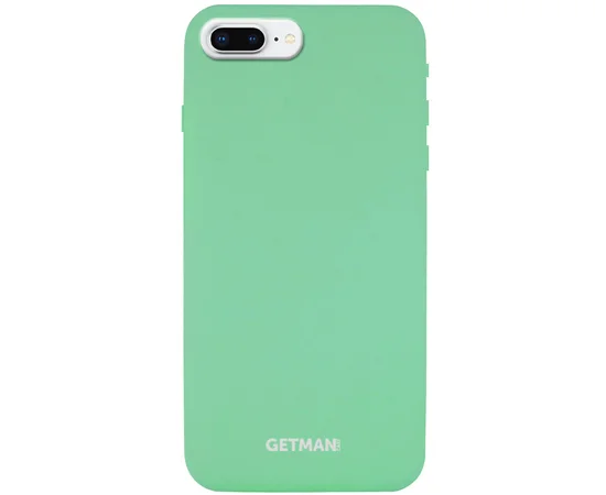Чехол Silicone Case GETMAN for Magnet для Apple iPhone 7 plus / 8 plus (5.5") Зеленый / Spearmint