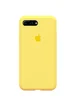Чехол Silicone case (A) (с закрытым низом) для Apple iPhone 7 plus / 8 plus (5.5") Желтый / Yellow