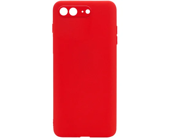 Силиконовый чехол Candy Full Camera для Apple iPhone 7 plus / 8 plus (5.5") Красный / Red