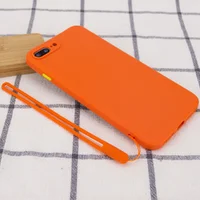 Чохол TPU Square Full Camera для Apple iPhone 7 plus / 8 plus (5.5 ") Помаранчевий