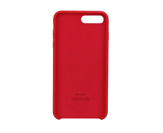 Чехол Silicone case (AAA) для Apple iPhone 7 plus / 8 plus (5.5") Красный / Red